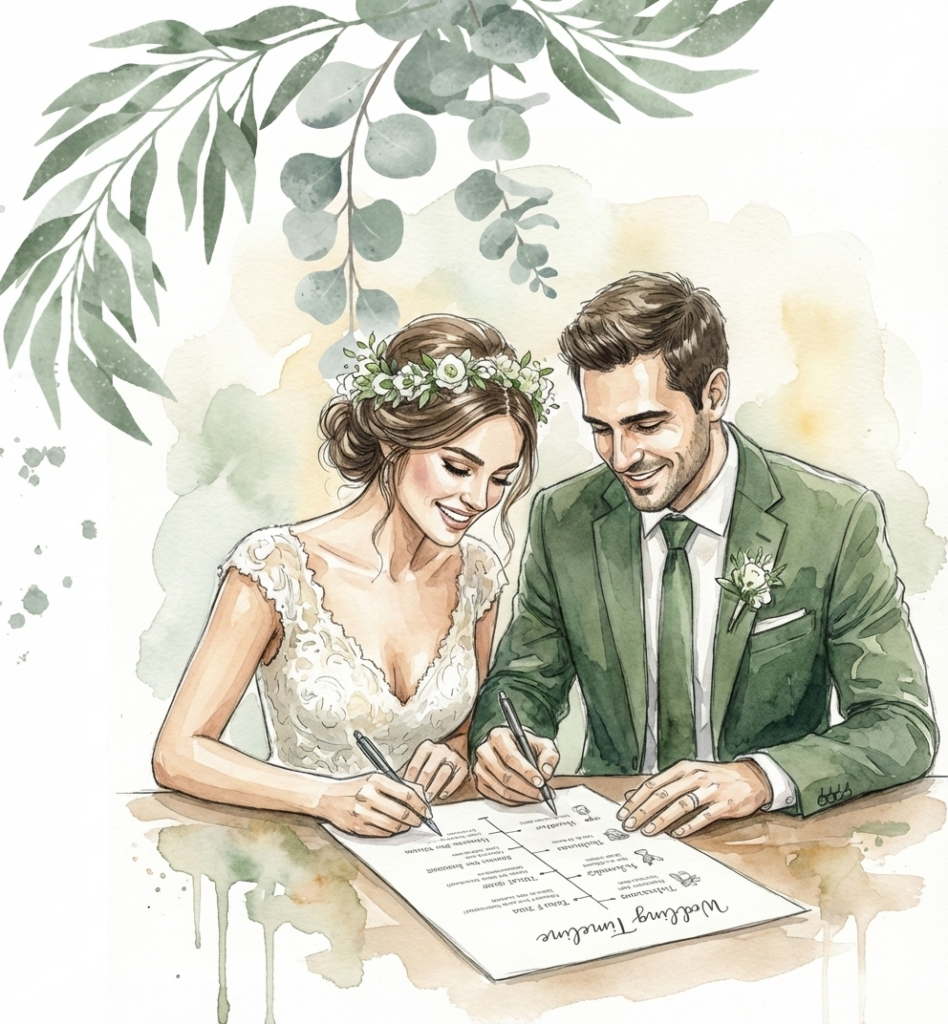 Wedding checklist timeline planning